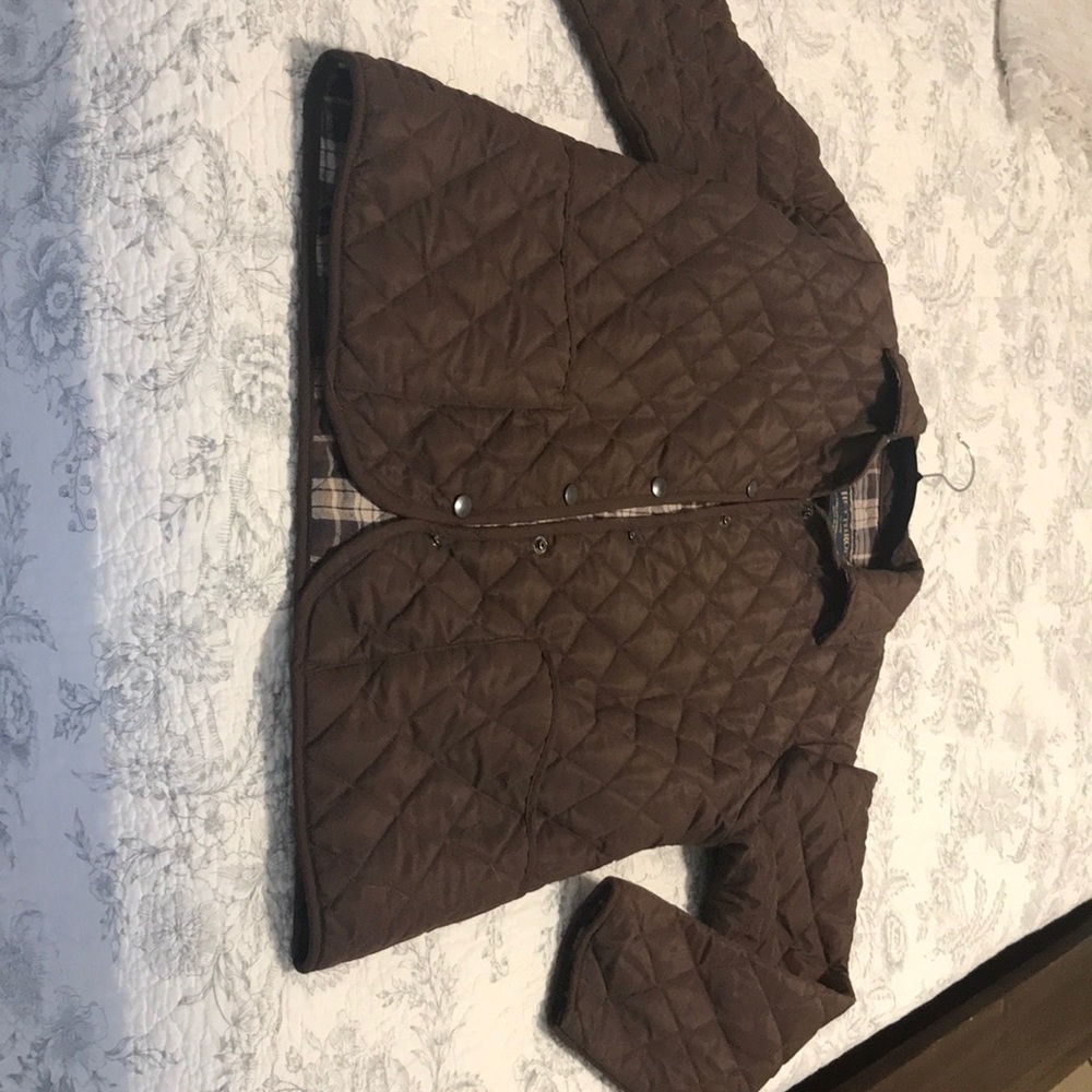 Quilted brown jacket